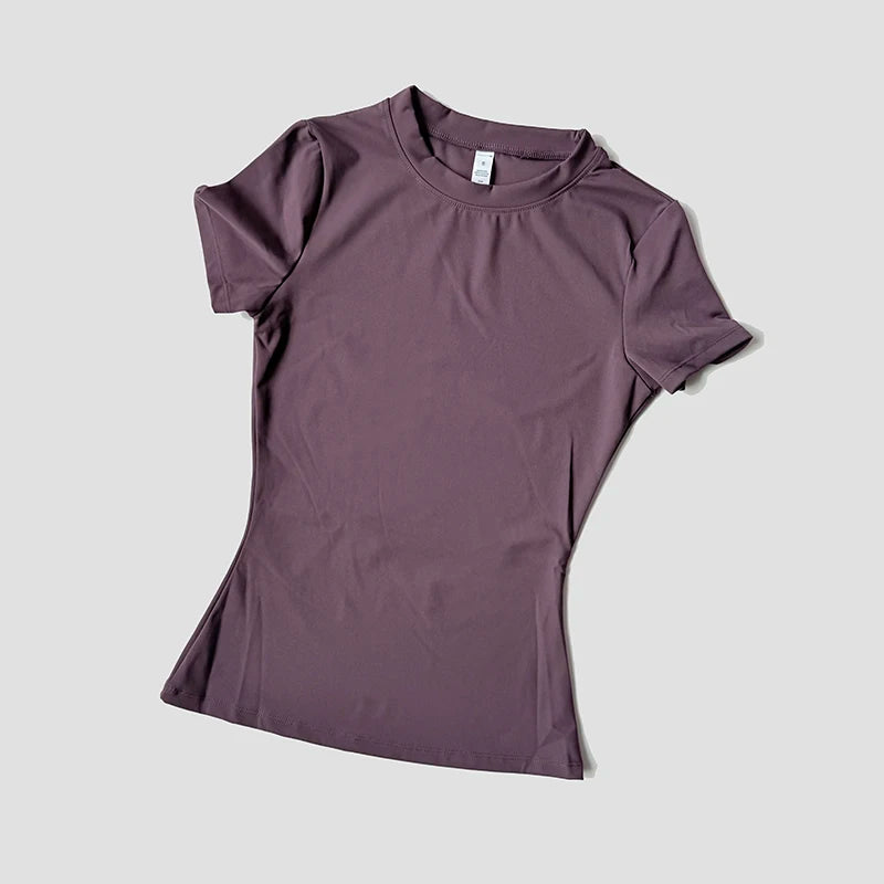 Short Sleeve, Sportive, and Elastic T-Shirt For Women
