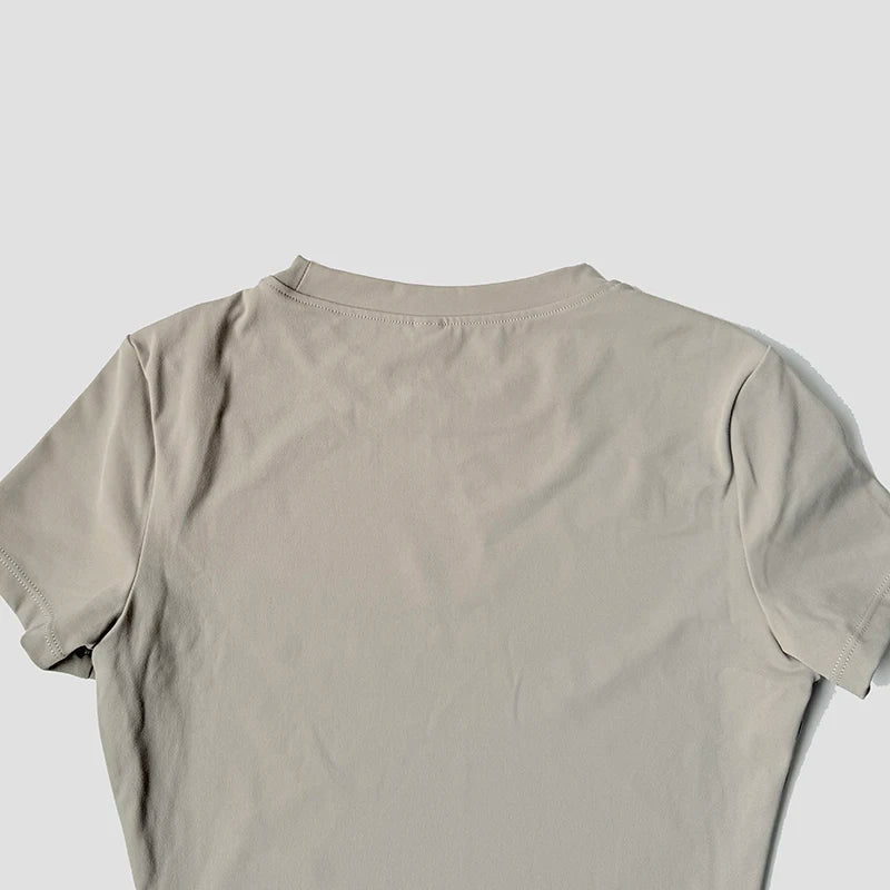 Short Sleeve, Sportive, and Elastic T-Shirt For Women