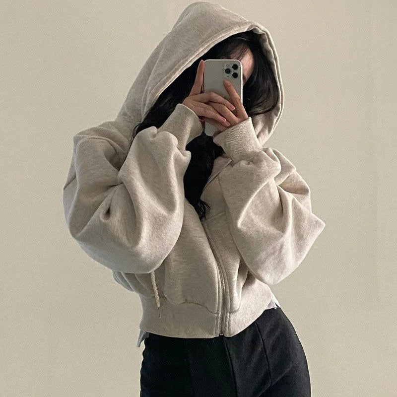 Autumn/Winter Y2K Hooded Hoodies