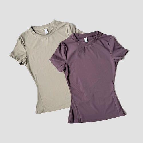 Short Sleeve, Sportive, and Elastic T-Shirt For Women