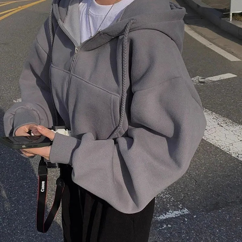 Autumn/Winter Y2K Hooded Hoodies